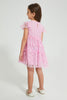 Redtag-Lace-Dress-Colour:Pink,-Filter:Girls-(2-to-8-Yrs),-Girls-Dresses,-New-In,-New-In-GIR,-Non-Sale,-S22B,-Section:Kidswear-Girls-2 to 8 Years