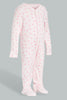 Redtag-Pink-Best-Fins-Forever-3-Piece-Pack-Bodysuit-Sleepsuits-Baby-0 to 12 Months