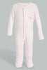 Redtag-Pink-Best-Fins-Forever-3-Piece-Pack-Bodysuit-Sleepsuits-Baby-0 to 12 Months