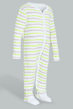 تنزيل الصورة على معرض الصور، Redtag-Grey-And-Neon-Lion-3-Piece-Pack-Bodysuit-Sleepsuits-Baby-0 to 12 Months
