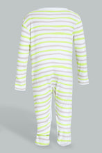 تنزيل الصورة على معرض الصور، Redtag-Grey-And-Neon-Lion-3-Piece-Pack-Bodysuit-Sleepsuits-Baby-0 to 12 Months
