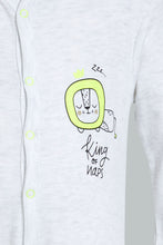 تنزيل الصورة على معرض الصور، Redtag-Grey-And-Neon-Lion-3-Piece-Pack-Bodysuit-Sleepsuits-Baby-0 to 12 Months
