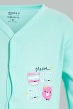 تنزيل الصورة على معرض الصور، Redtag-Yellow-And-Mint-3-Piece-Pack-Bodysuit-Sleepsuits-Baby-0 to 12 Months
