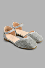 Load image into Gallery viewer, Redtag-Silver-Diamante-Sandal-Casual-Sandals-Girls-3 to 5 Years
