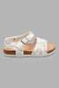 Redtag-White-Floral-Print-Cork-Sandal-Cork-Girls-3 to 5 Years