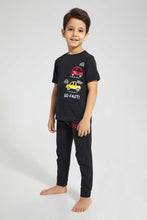 تنزيل الصورة على معرض الصور، Redtag-Yellow-And-Navy-4-Piece-Pack-Vehide-Print-Pyjama-Set-Pyjama-Sets-Boys-2 to 8 Years
