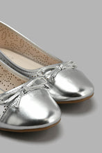 Load image into Gallery viewer, Redtag-Silver-Laser-Floral-Ballerina-Ballerinas-Senior-Girls-5 to 14 Years
