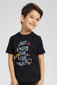 Grey And Black Skateboard Pyjama Set (4 Piece)