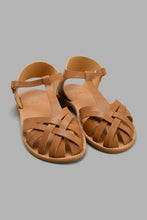 Load image into Gallery viewer, Redtag-Brown-Fisherman-Sandal-Fisherman-Senior-Girls-5 to 14 Years
