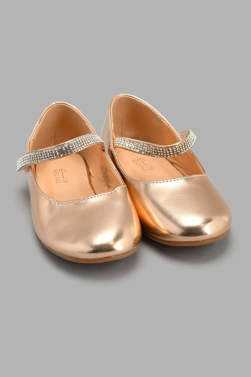 Redtag-Gold-Diamantetrim-Ballerina-Ballerinas-Girls-3 to 5 Years