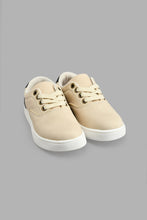 Load image into Gallery viewer, Redtag-Beige-Lace-Up-Plimsoll-BSR-Casual-Shoes,-Colour:Beige,-Filter:Boys-Footwear-(5-to-14-Yrs),-New-In,-New-In-BSR-FOO,-Non-Sale,-S22A,-Section:Kidswear-Senior-Boys-5 to 14 Years
