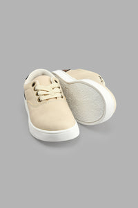 Redtag-Beige-Lace-Up-Plimsoll-BSR-Casual-Shoes,-Colour:Beige,-Filter:Boys-Footwear-(5-to-14-Yrs),-New-In,-New-In-BSR-FOO,-Non-Sale,-S22A,-Section:Kidswear-Senior-Boys-5 to 14 Years