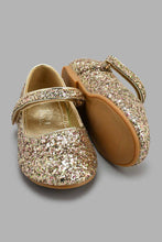 Load image into Gallery viewer, Redtag-Gold-Glitter-Ballerina-Ballerinas-Girls-3 to 5 Years
