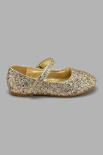 Load image into Gallery viewer, Redtag-Gold-Glitter-Ballerina-Ballerinas-Girls-3 to 5 Years
