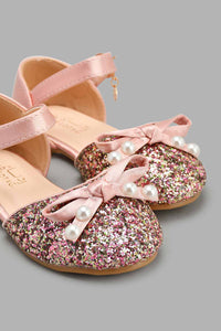 Redtag-Pink-Glitter-Ballerina-Ballerinas-Girls-3 to 5 Years