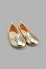 Redtag-Gold-Heart-Laser-Cut-Loafer-Colour:Gold,-Filter:Girls-Footwear-(3-to-5-Yrs),-GIR-Casual-Shoes,-New-In,-New-In-GIR-FOO,-Non-Sale,-S22B,-Section:Kidswear-Girls-3 to 5 Years