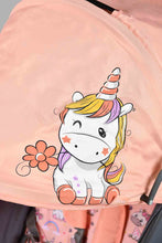 Load image into Gallery viewer, Redtag-Pink-Baby-Stroller-Unicorn-Prints-Stroller-New-Born-Baby-
