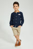 Redtag-Navy-Knitted-Collar-Long-Sleeve-Shirt-Boys-Shirts,-Colour:Navy,-Filter:Boys-(2-to-8-Yrs),-New-In,-New-In-BOY,-Non-Sale,-S22B,-Section:Kidswear-Boys-2 to 8 Years