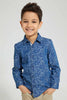 Redtag-Blue-Printed-Long-Sleeve-Denim-Shirt-Boys-Shirts,-Colour:Blue,-Filter:Boys-(2-to-8-Yrs),-New-In,-New-In-BOY,-Non-Sale,-S22B,-Section:Kidswear-Boys-2 to 8 Years