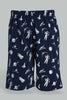 Redtag-4-Piece-Pack-Astronaut-Print-Pyjama-Set-Pyjama-Sets-Boys-2 to 8 Years