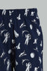 Redtag-4-Piece-Pack-Astronaut-Print-Pyjama-Set-Pyjama-Sets-Boys-2 to 8 Years