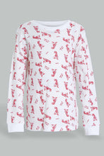 Load image into Gallery viewer, Redtag-4-Piece-Pack-Dinosaur-Print-Pyjama-Set-Pyjama-Sets-Boys-2 to 8 Years
