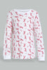 Redtag-4-Piece-Pack-Dinosaur-Print-Pyjama-Set-Pyjama-Sets-Boys-2 to 8 Years