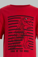 Load image into Gallery viewer, Redtag-4-Piece-Pack-Dinosaur-Print-Pyjama-Set-Pyjama-Sets-Boys-2 to 8 Years
