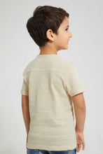 Load image into Gallery viewer, Redtag-Beige-Stone-Pocket-Henley-All-Over-Prints-Boys-2 to 8 Years
