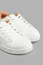 Load image into Gallery viewer, Redtag-White-Laser-Cut-Sneaker-Sneakers-Senior-Girls-5 to 14 Years
