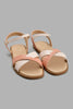 Redtag-Pink-Crossover-Sandal-Slingbacks-Senior-Girls-5 to 14 Years