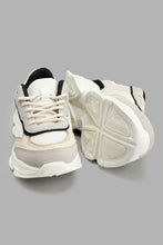 Load image into Gallery viewer, Redtag-Cream-Multi-Piece-Chunky-Trainer-Sneakers-Senior-Girls-5 to 14 Years
