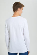 Load image into Gallery viewer, Redtag-White-Paused-Game-T-Shirt-Long-Sleeves-Senior-Boys-9 to 14 Years
