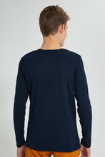 Load image into Gallery viewer, Redtag-Navy-Science-T-Shirt-Long-Sleeves-Senior-Boys-9 to 14 Years
