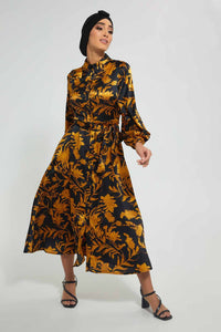 Redtag-Printed-Shirt-Dress-Dresses-Women's-