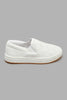 Redtag-White-Woven-Slip-On-Slip-Ons-Boys-3 to 5 Years