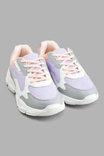 Load image into Gallery viewer, Redtag-Pale-Grey-Multi-Piece-Trainer-Colour:Grey,-Filter:Girls-Footwear-(5-to-14-Yrs),-GSR-Trainers,-New-In,-New-In-GSR-FOO,-Non-Sale,-S22B,-Section:Kidswear-Senior-Girls-5 to 14 Years
