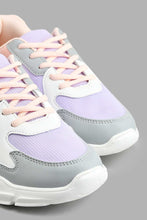 Load image into Gallery viewer, Redtag-Pale-Grey-Multi-Piece-Trainer-Colour:Grey,-Filter:Girls-Footwear-(5-to-14-Yrs),-GSR-Trainers,-New-In,-New-In-GSR-FOO,-Non-Sale,-S22B,-Section:Kidswear-Senior-Girls-5 to 14 Years
