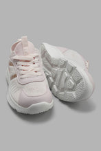 Load image into Gallery viewer, Redtag-Pale-Pink-Flyknit-Trainer-Sneakers-Senior-Girls-5 to 14 Years
