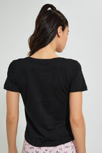 Load image into Gallery viewer, Redtag-White-Plain-Short-Sleeve-V-Neck-T-Shirt-Active-Tees-Women&#39;s-
