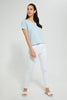 Redtag-Blue-Plain-Short-Sleeve-V-Neck-T-Shirt-Active-Tees-Women's-