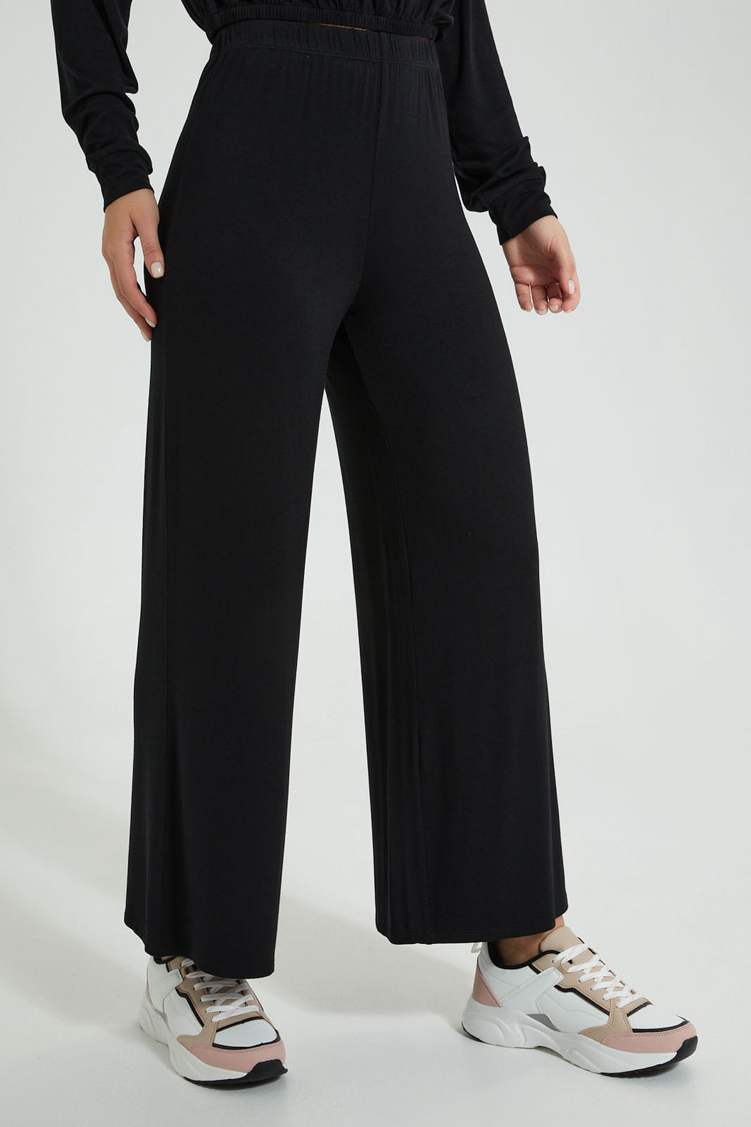 Redtag-Brown-Plain-Flared-Leg-Loung-Pant-Colour:Brown,-Filter:Women's-Clothing,-New-In,-New-In-Women,-Non-Sale,-S22B,-Section:Women,-Women-Trousers-Women's-