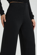Load image into Gallery viewer, Redtag-Brown-Plain-Flared-Leg-Loung-Pant-Colour:Brown,-Filter:Women&#39;s-Clothing,-New-In,-New-In-Women,-Non-Sale,-S22B,-Section:Women,-Women-Trousers-Women&#39;s-
