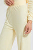 Redtag-Yellow-Plain-Jogger-With-Elasticated-Hem-&-Placement-Embroideredroidery-Trousers-Women's-