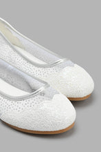 Load image into Gallery viewer, Redtag-White-Lace-Ballerina-Ballerinas-Senior-Girls-5 to 14 Years
