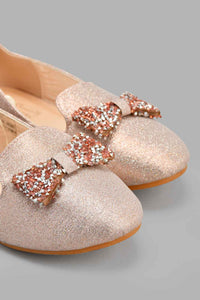 Redtag-Pink-Glitter-Loafer-Ballerinas-Senior-Girls-5 to 14 Years