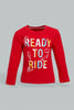 Redtag-Red-Placement-Print-Long-Sleeve-T-Shirt-Long-Sleeves-Infant-Boys-3 to 24 Months