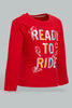 Redtag-Red-Placement-Print-Long-Sleeve-T-Shirt-Long-Sleeves-Infant-Boys-3 to 24 Months