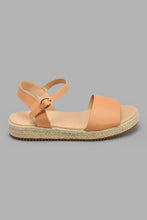 Load image into Gallery viewer, Redtag-Beige-Espadrilles-Sandal-Sandals-Senior-Girls-5 to 14 Years
