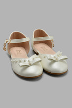 Load image into Gallery viewer, Redtag-Ivory-Pearl-Embelished-Sandal-Fisherman-Girls-3 to 5 Years
